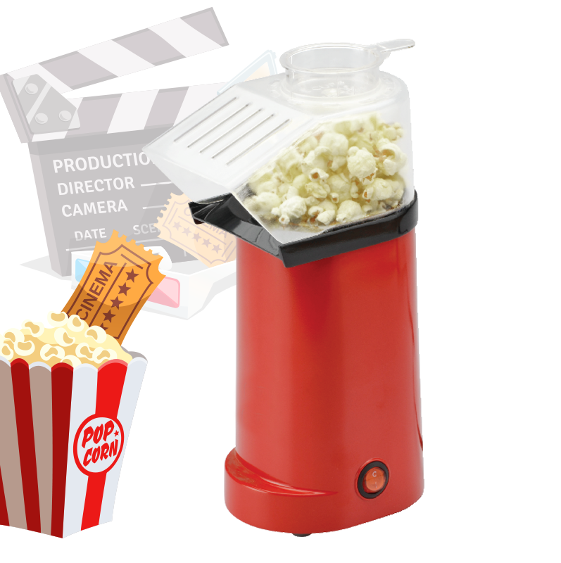 Commercial Snack Machine Hot Air Electric Popcorn Maker